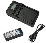 Battery and LCD USB Battery Charger for Sony