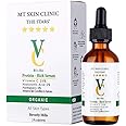 MT Skin Clinic Pro Advanced Hyaluronic Acid Serum for Face, Glow+ Antioxidant Protein-Rich Face Lift Serum with Vitamin C, Niacinamide and B5 for Dry Skin Hydrating and Anti-Aging, 2oz