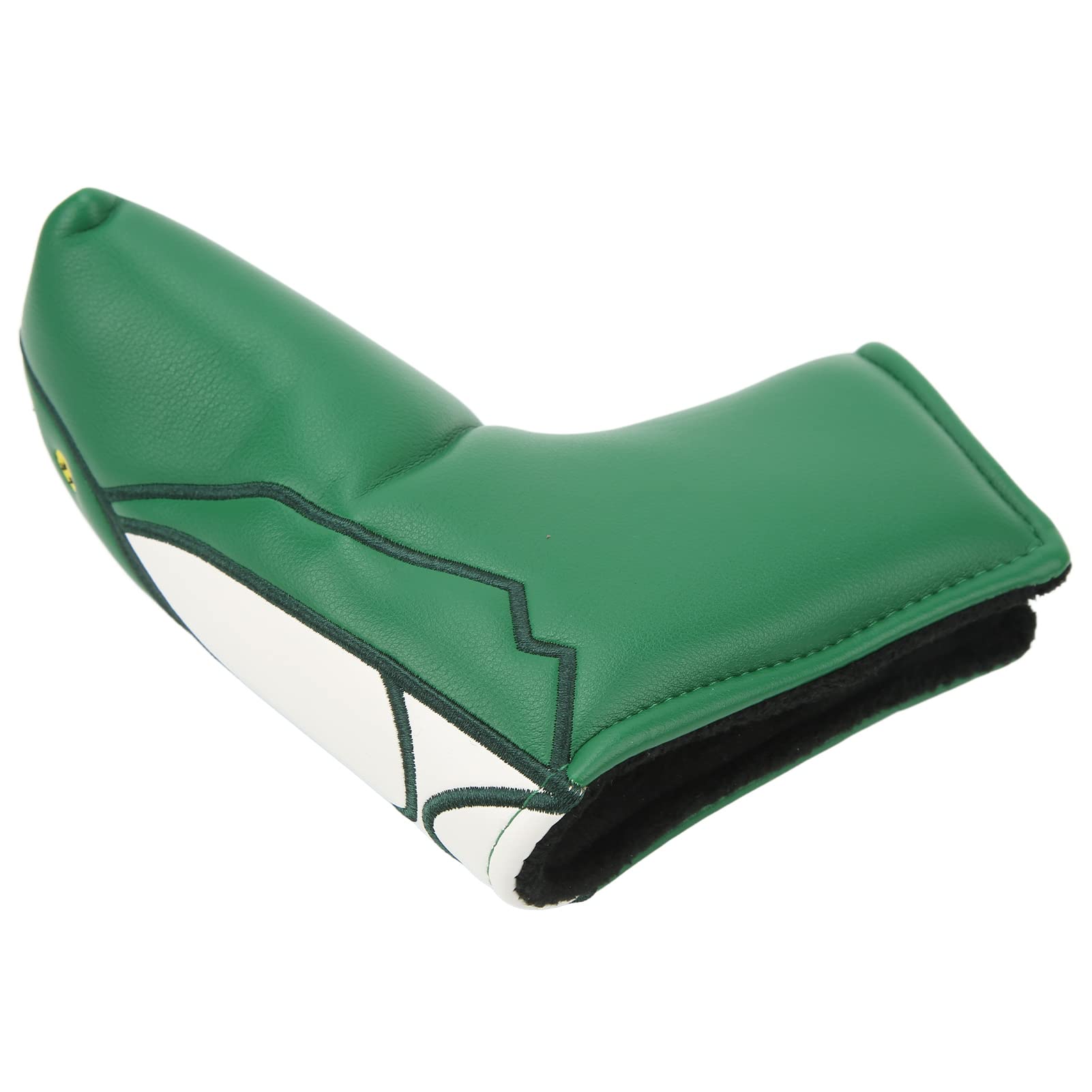 Socobeta Putter Cover,Golf Putter Headcover L Shaped Waterproof PU Putter Head Cover for Golfer Green Blade Putter Cover Putter Headcover Synthetic Leather