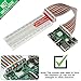Smraza T Type GPIO Breakout Board for Raspberry Pi 3 2 Mode B/B+ with 830 tie-Points Breadboard and 40 Pin Rainbow Cable