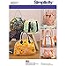 Simplicity 8037 Cosmetic Bag, Backpack, and Tote Bag Sewing Patterns, One Size Only
