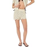 LE BOP Women's Crochet Shorts