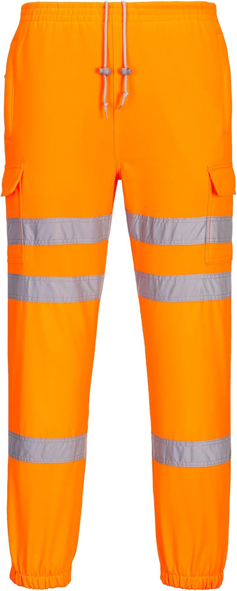 Portwest RT48 Men's Hi Vis Joggers Orange Size M - 3 Band Reflective Workwear