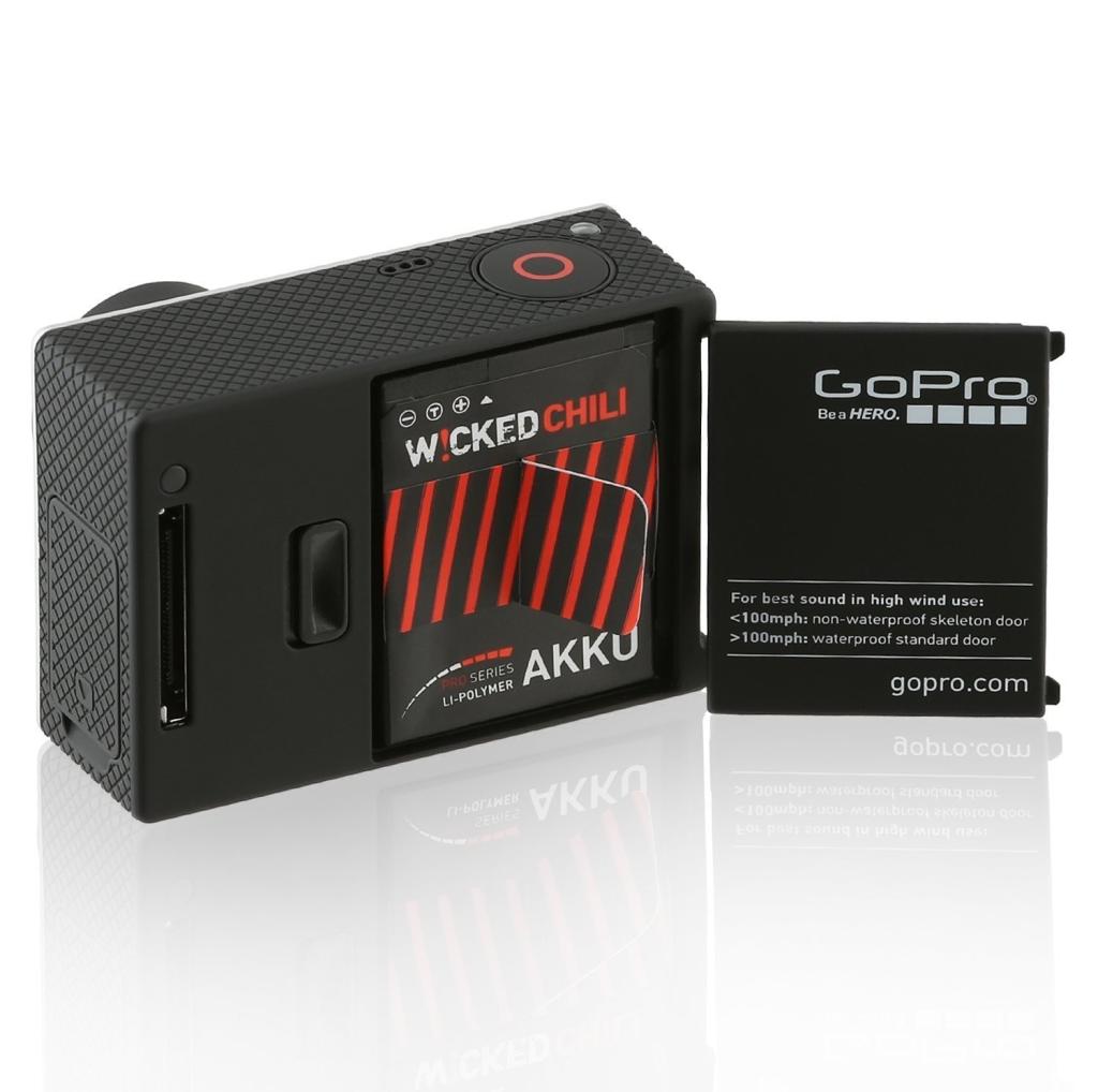 Smatree GoPro Akku 3-Pack 1800mAh - Kompatibel Mit Hero 12/11/10/9 Inklusive Schnellladegerät