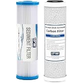 IPW Carbon &amp; Sediment Filter for Hydrologic Stealth | RO Water Filter Replacement, Fits RO150 and RO300 Systems, For 22110 and 22125 Models, Carbon and Sediment