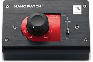 JBL Professional Nano Patch + Compact 2-Channel Passive Volume Controller (NPATCH BLK)