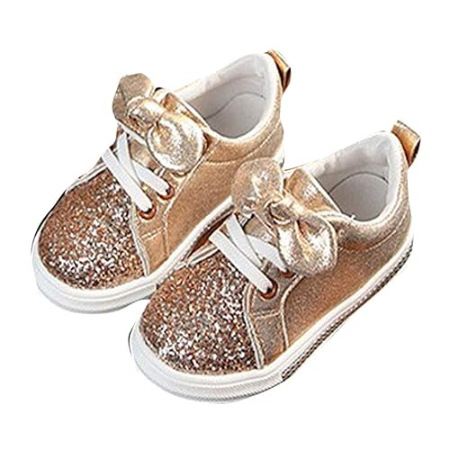 girls gold glitter sneakers