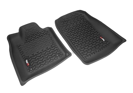 Rugged Ridge All Terrain 12920 25 Black Front Row Floor Liner For