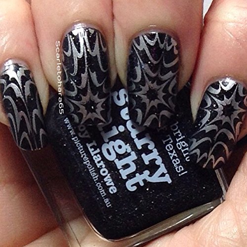 PUEEN Nail Art Stamping Plate Celebration Collection - FIREWORKS FESTIVAL - NEW INVENTION Super Size All You Can Stamp Full Size Stamping Image Plates Manicure DIY (Infinite Images With Your Creativity)-BH000435