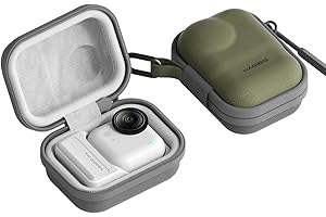 Hagibis Carrying Case for Insta360 GO Ultra, Portable Travel Storage Organizer Carry Bag Protective Hard Shell Anti-drop Hand