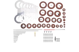 WALFRONT 85Pcs Alto Saxophone Repair Kit, Stainless Steel and Leather Pad for Tenor and Alto Saxophones, Convenient Maintenan