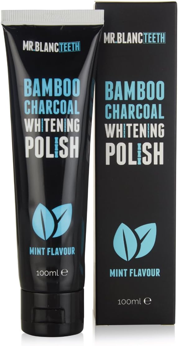 Mr Blanc Teeth Bamboo Charcoal Polish - Natural Teeth Whitening Polish, 100 ml (Pack of 1) - Image 4