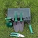 vivianAl Garden Tool Set Gardening Tools Gift Kit Non-Slip Handle with Anti-Rust Trowel, Cultivator, Pruning Shear, Water Sprayer and Case (5 Pieces)thumb 2