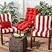 Greendale Home Fashions 72-Inch Indoor/Outdoor Chaise Lounger Cushion, Salsa