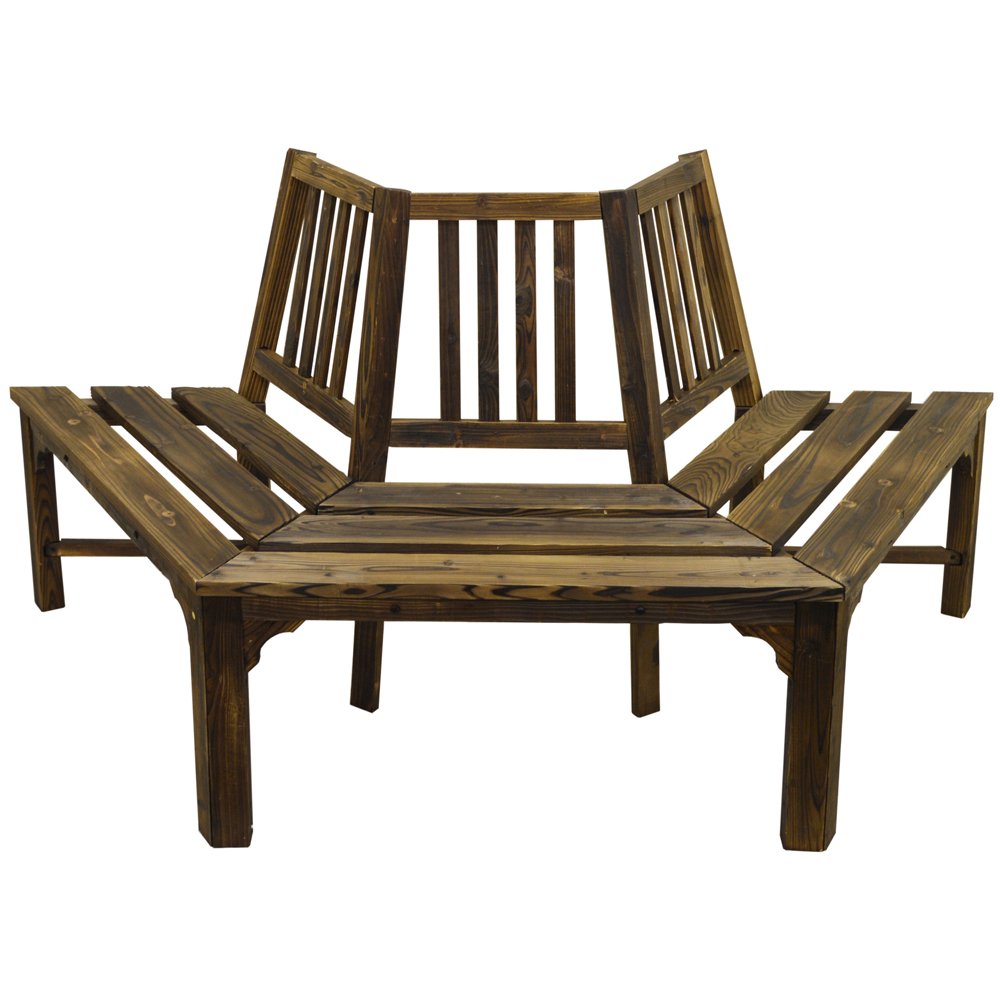 Watsons on the  Curve Semi Circle Tree Bench/Seat Burntwood