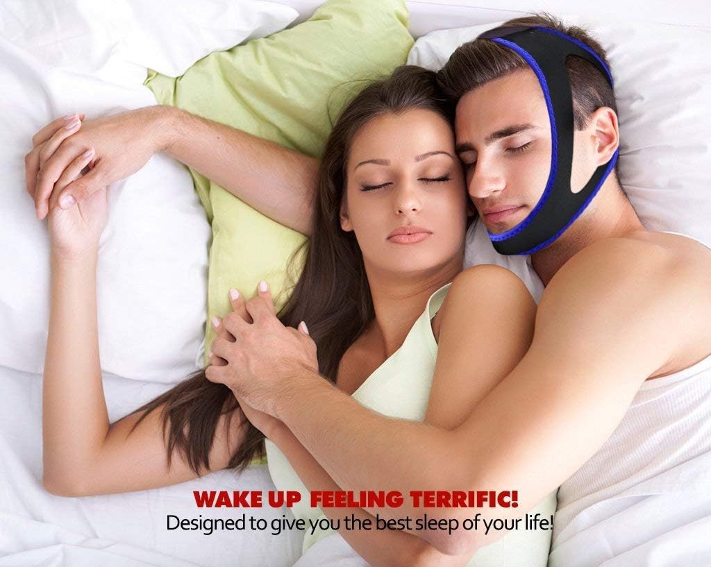 Snore Stopper Chin Strap, Resmed Cpap Supplies Chin Straps, Anti Snore Snoring Chin Strap Devices for Men Women Kids, Anti Snoring Snore Chin Strap Large, Anti My Snoring Snore Solution: Health & Personal Care