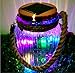 4Color 8LED Copper Wire Copper Finish Light Cap Solar Glass Jar Sogrand Solar Lights Small Glass Jars with Lids Hanging Lights Hanging Solar Lights Outdoor