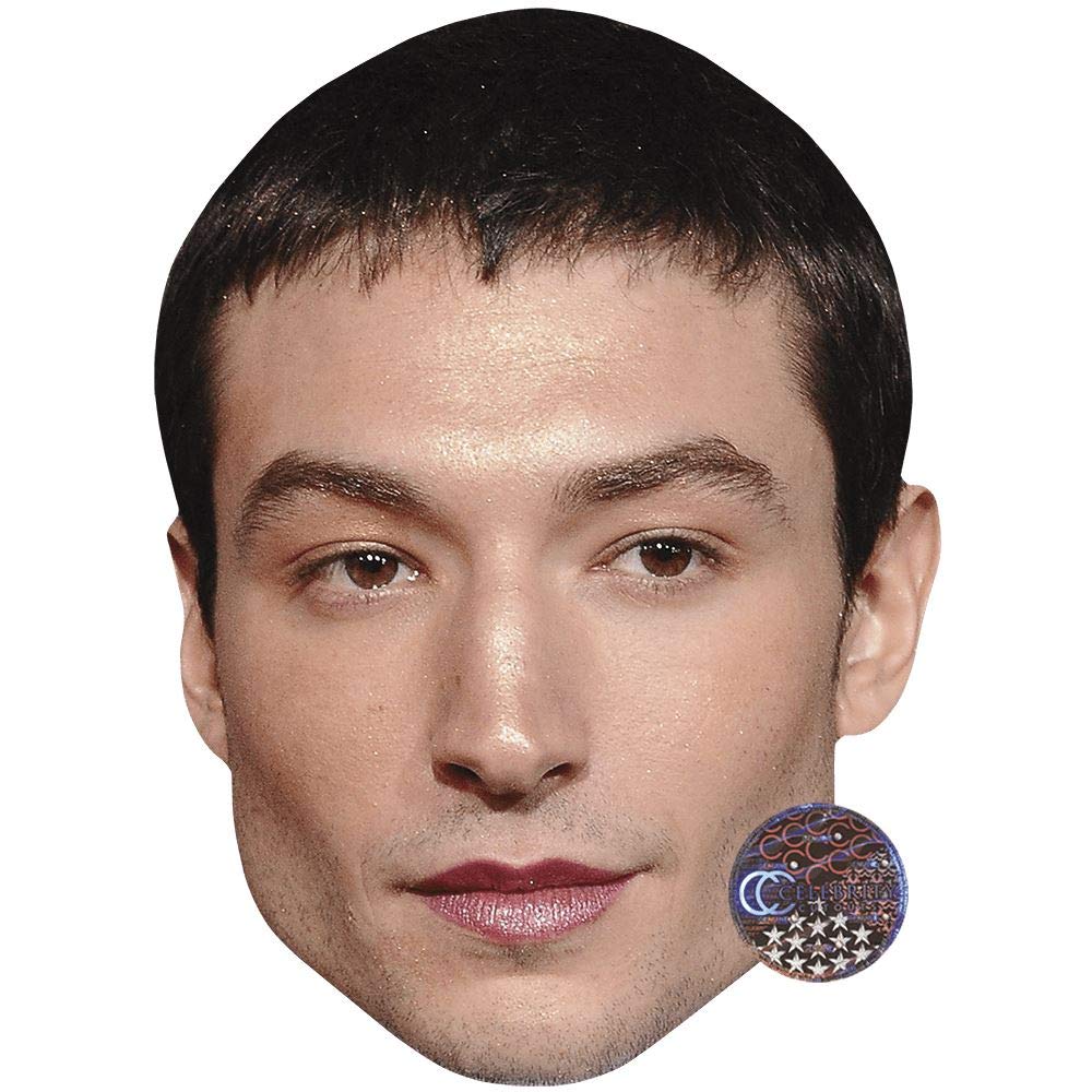 Ezra Miller Short Hair Celebrity Mask Card Face And Fancy Dress