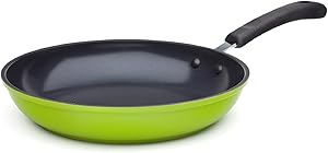 8" Green Earth Frying Pan by Ozeri, with Textured Ceramic Non-Stick Coating from Germany (100% PTFE, PFOA and APEO Free)