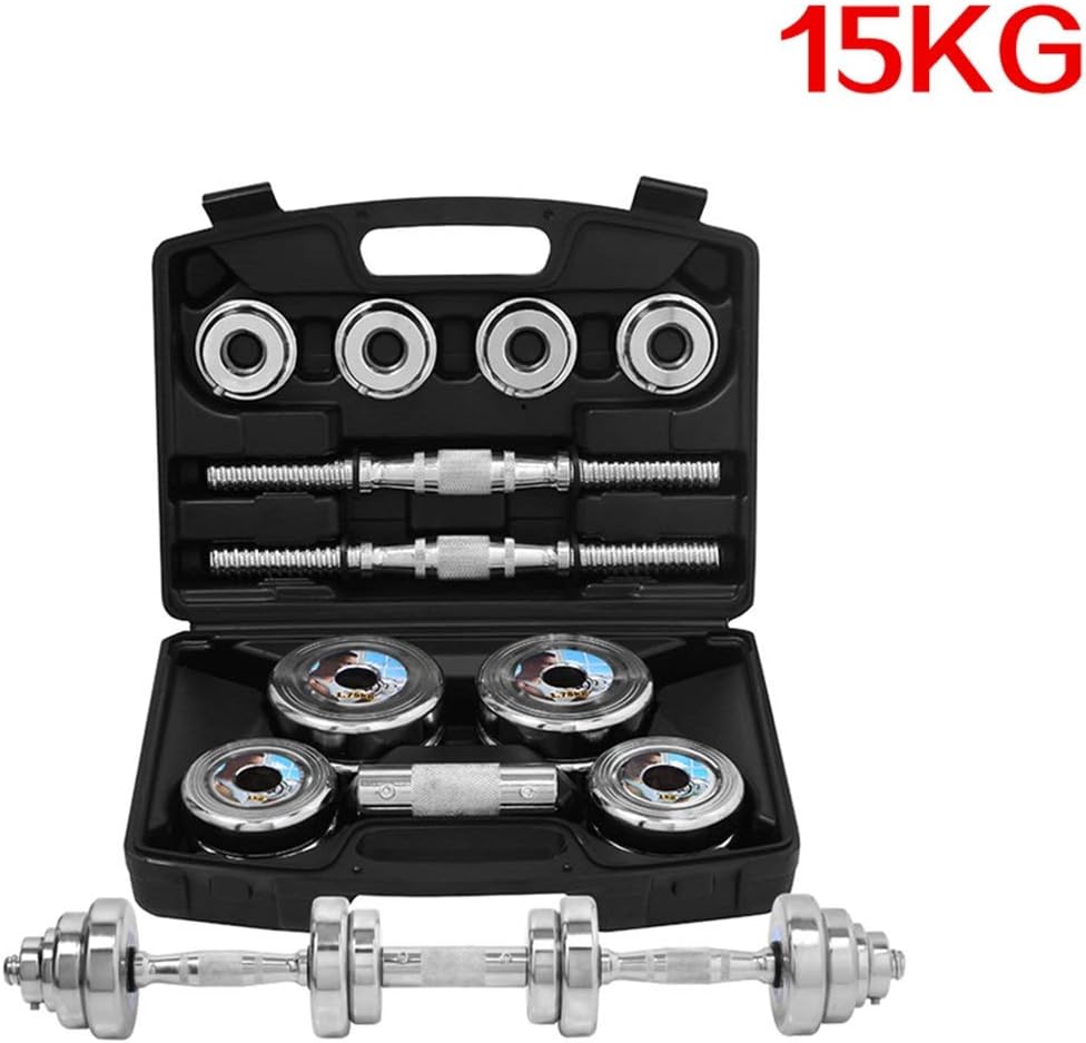 Summerone Dumbbells Free Weights Dumbbells Weight Set Plating Coated Cast Iron Dumbbell Pair for Gym Home Bodybuilding Training 3-44 lbs