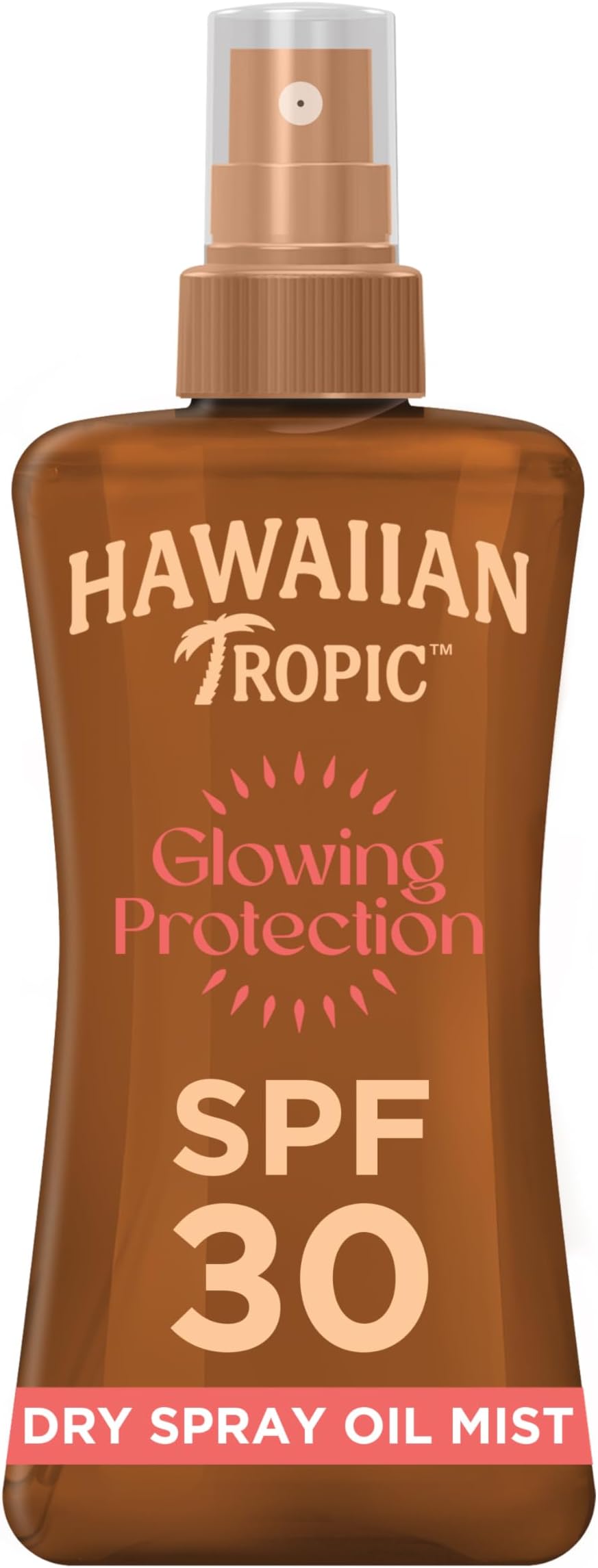 Hawaiian Tropic Dry Oil Spray Mist SPF 30 Water Resistant UVA UVB Tropical