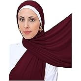 PeacePray Heavy Not Easily See Through Long Chiffon Hijab Scarf for Women, Amazing Smooth Muslim Head Scarves