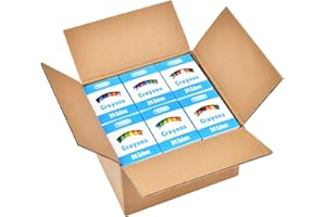 Rarlan Crayons Bulk, 30 Crayon Packs with 24 Assorted Colors, 720 Count Crayons