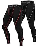 Roadbox 2 Pack Men's Compression Pants Cycling