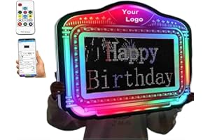 Premium Bottle Presenter for Night Clubs with App Control,Custom Text/Color Display,Remote Control Edit Your Own Rolling Mess