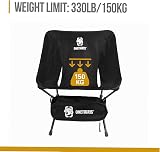 OneTigris Promenade Folding Camping Chair 150 kg Capacity Lightweight view 5