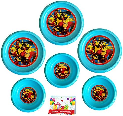 The Incredibles Plastic Plate and Bolw