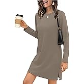 SAMPEEL Dresses for Women 2025 Casual Long Sleeve Cozy Tshirt Dress Fashion Fall Outfits