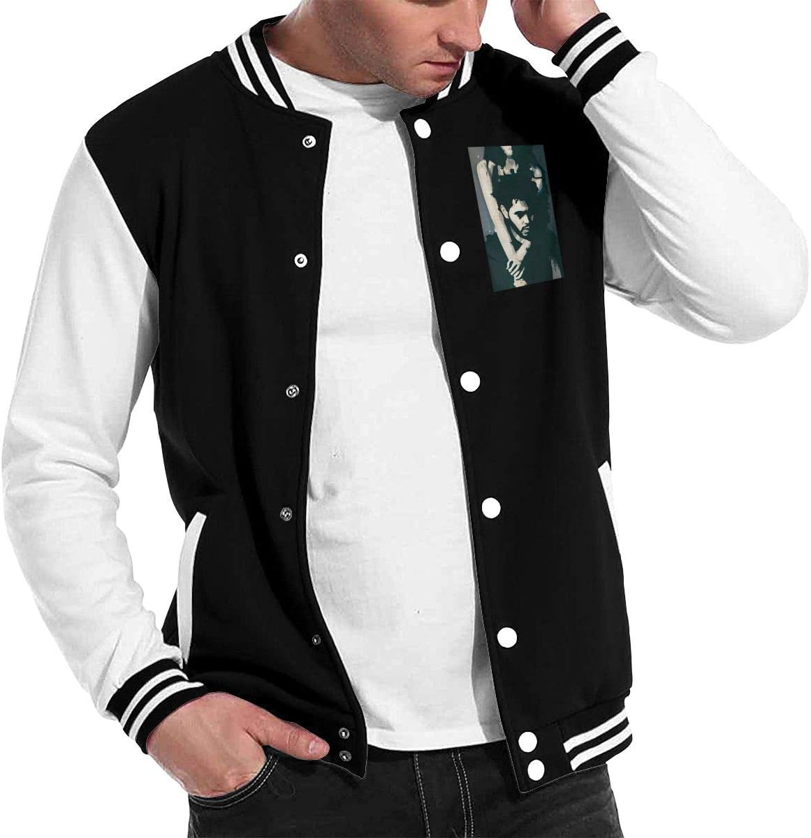 The Weeknd XO Mens Baseball Jacket Uniform Outerwear