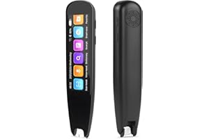 LIFMOCER Reading Pen for Language Translator Device,Scan Reader Pen Portable Two-Way Instant Translator,Offline Online Voice Photo Scan Language Translator,137 Languages Supported Translator (OCR R7)
