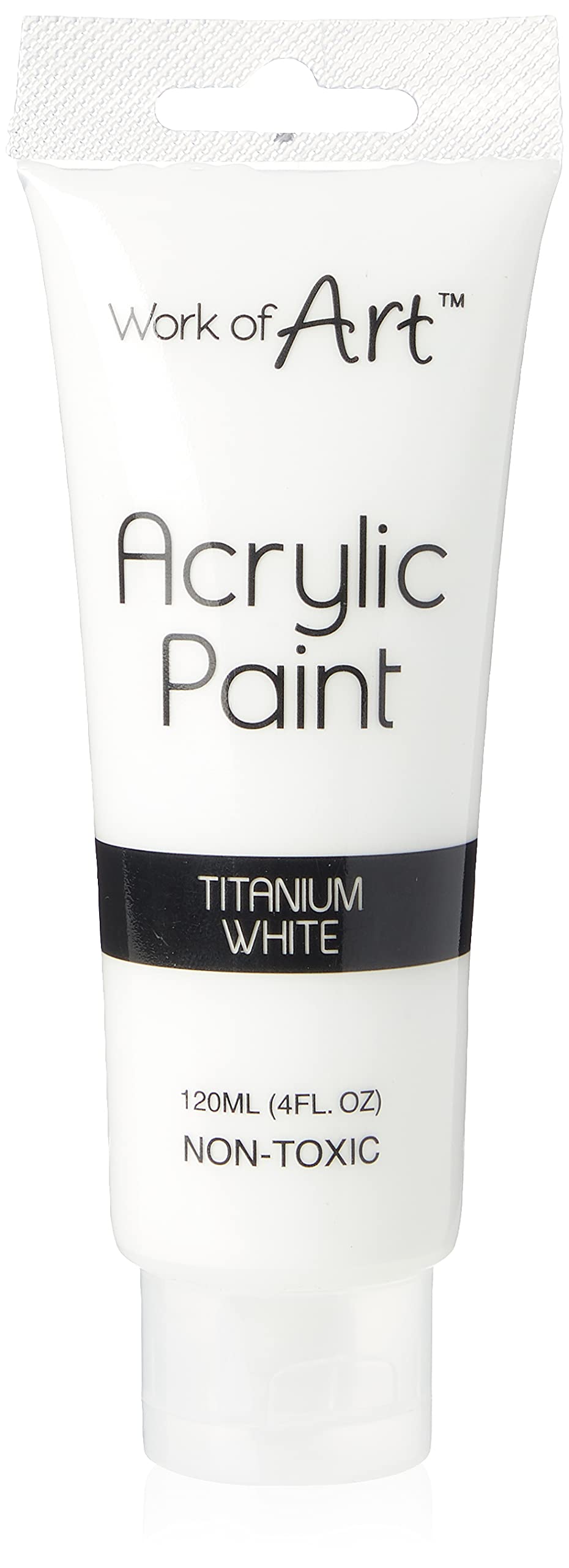 Work of Art 120ml Acrylic Paint - White, 6721