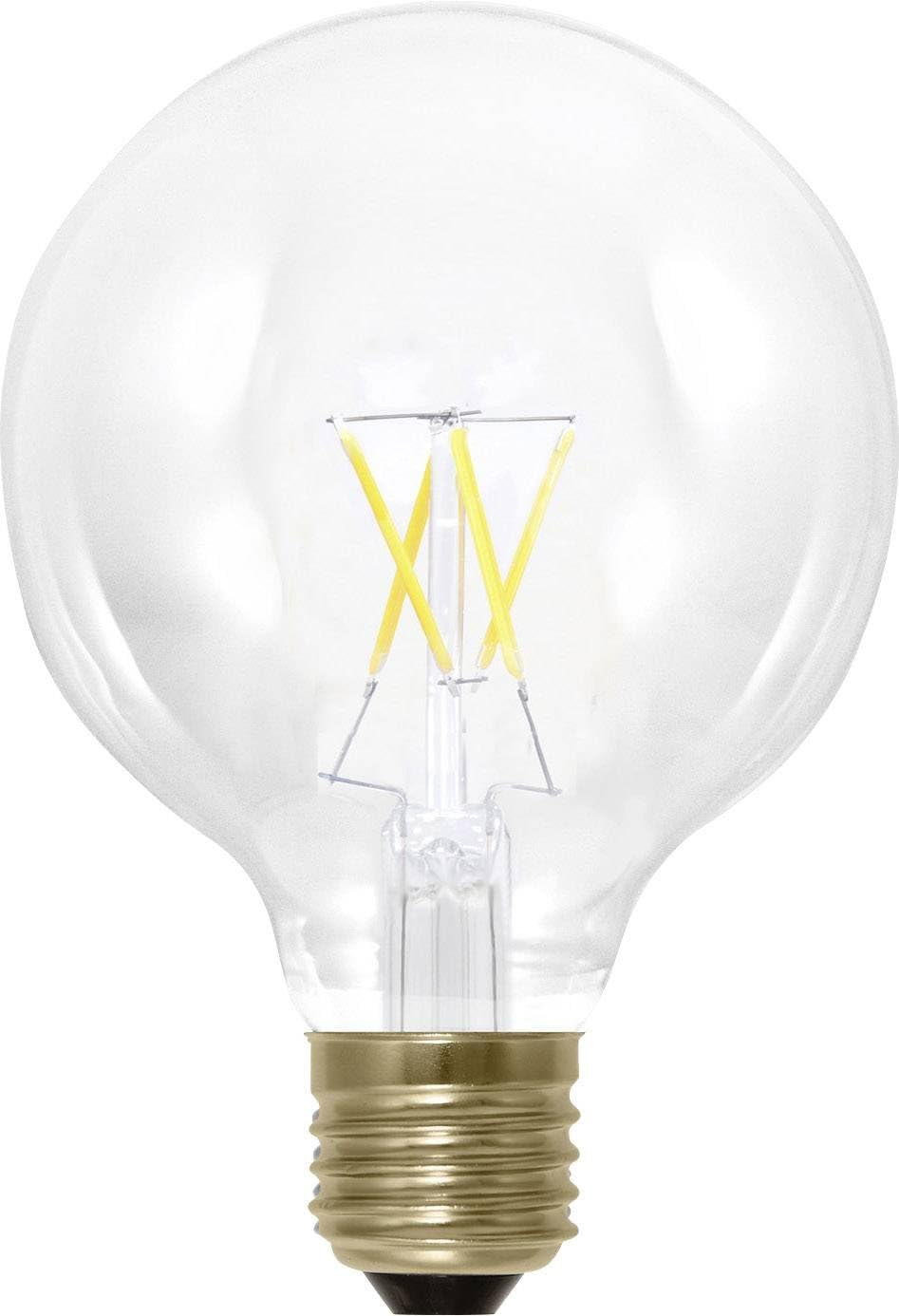 SEGULA LED Bulb, LED Globe, Clear, dimmable, E27.