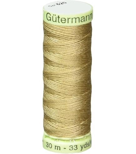 Gutermann Heavy Duty Top Stitch Thread - 33 Yards Espresso Color For Decorative Sewing