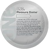 ONE Pleasure Dome Latex Condoms with Brass Pocket Case, 12 Count