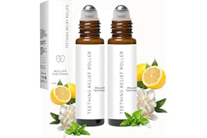 Teething Roller, Mamas Teether- Baby Teething Oil Roller, Natural Gentle, Teething Roller All Natural for Babies, Essential O