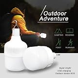 LETOUR 5000LM Camping Lantern 60W Rechargeable Tent Light 8800mAh Dimmable 5 view 5