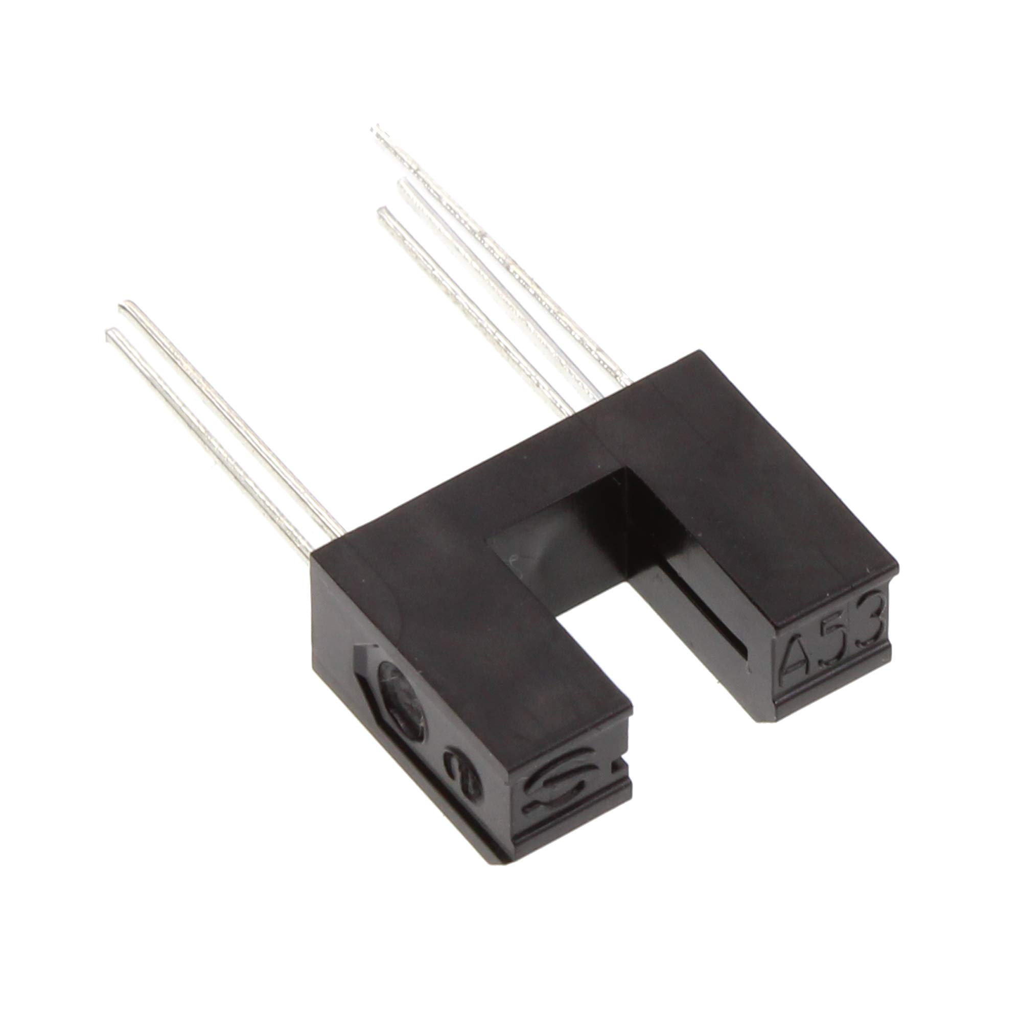 HUABAN 2PCS A53 Transmissive Photo Interrupter DIP5 Black Switch