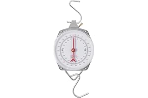 Yogayet Mechanical Hanging Scales 440lb/200kg, High Accuracy Large Display Spring Dial Weight Scale Big Game Scale for Kitchen Fishing Hunting Farms