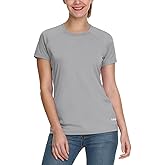 baleaf Women's UPF 50+ UV Protection Shirts Short Sleeve T-Shirts SPF Sun Shirts Quick Dry Outdoor Performance Tops Light Grey Size S