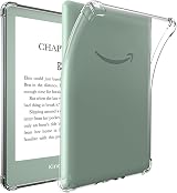 TQQ Clear Case for 6" Kindle 11th Gen 2024 2022 TPU Back Cover