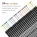 Fineliner Colored Pens Bullet Journal Planner Pen 24 Fine Tip Marker Drawing Pens for Writing Sketch Taking Note Calendar Coloring Book Art Supplies