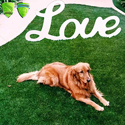 MTBRO Artificial Grass, Professional Outdoor Grass Mat for Dogs, Realistic Artificial Turf Rug for Patio, Blade Height 1.5 Inch,100 Ounce/Sq.Yd,3 Feet X 5 Feet - Thumbnail 4