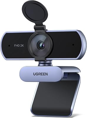FineCam Lite 2K, Autofokus, Zwei Mikrofone, mit Objektivdeckel