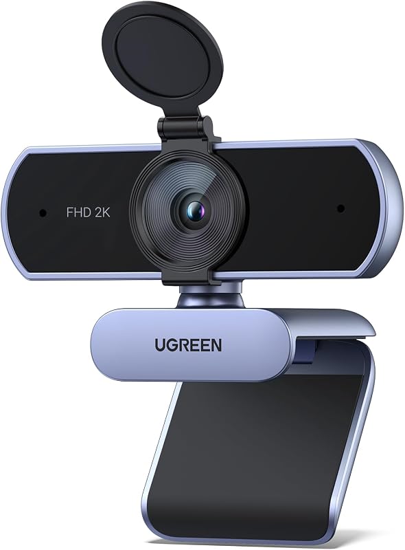 FineCam Lite 2K, Autofokus, Zwei Mikrofone, mit Objektivdeckel