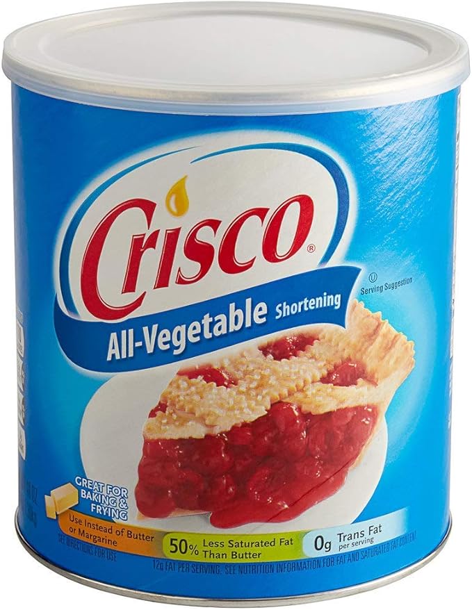 Crisco, All Vegetable Shortening, Original, 48oz Container (Pack of 2) by Crisco Amazon.ca Grocery