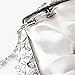 SSMY Beaded Sequin Design Flower Evening Purse Large Clutch Bag (Gold)